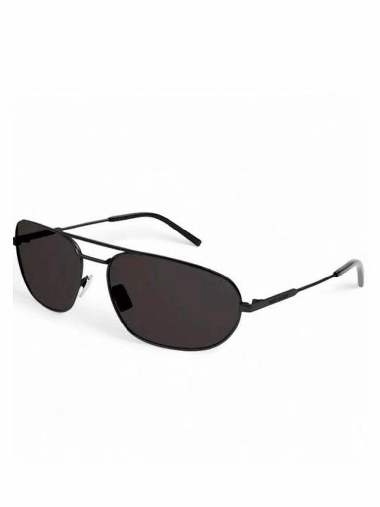 Yves Saint Laurent Black Rectangle Sunglasses With Case (61-16-140 Mm) [Nwt]